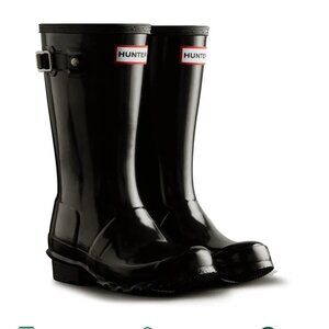 Hunter Boots- Original Kids Gloss Rain Boots- size 5